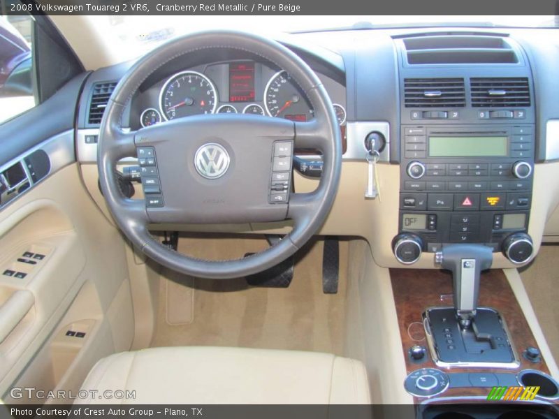 Cranberry Red Metallic / Pure Beige 2008 Volkswagen Touareg 2 VR6