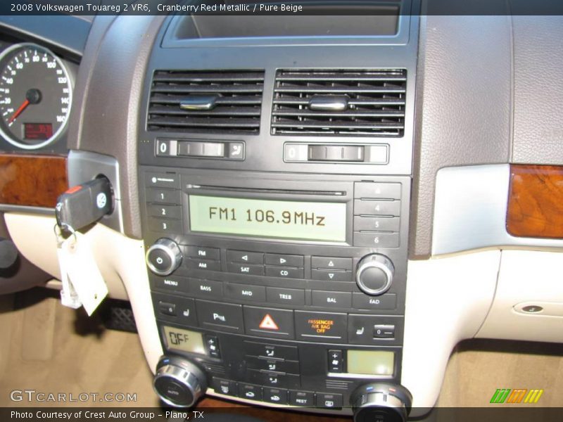 Cranberry Red Metallic / Pure Beige 2008 Volkswagen Touareg 2 VR6