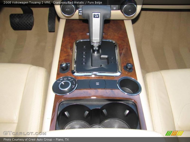 Cranberry Red Metallic / Pure Beige 2008 Volkswagen Touareg 2 VR6