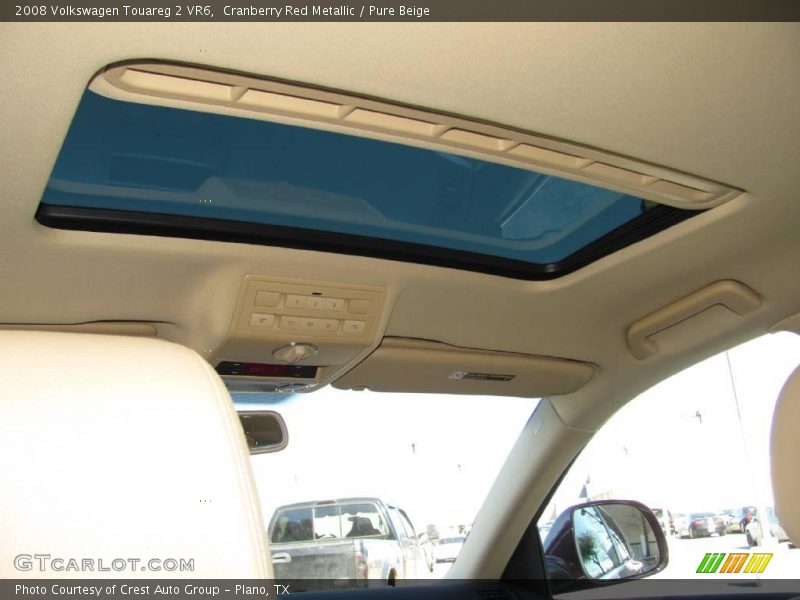 Cranberry Red Metallic / Pure Beige 2008 Volkswagen Touareg 2 VR6