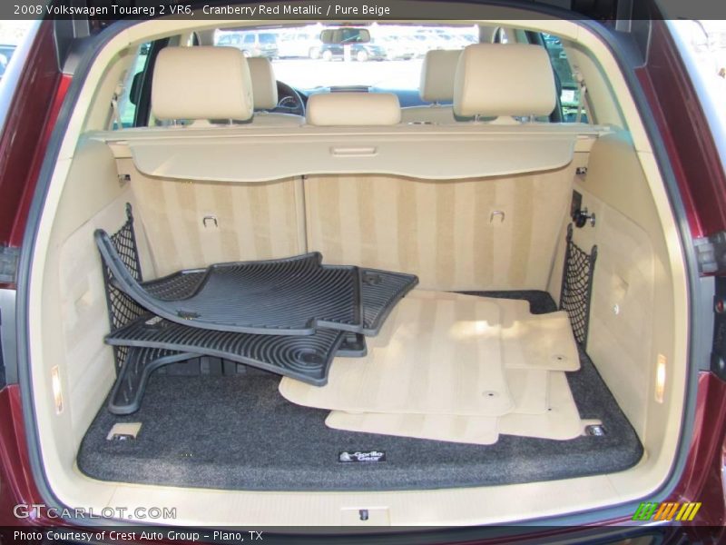 Cranberry Red Metallic / Pure Beige 2008 Volkswagen Touareg 2 VR6