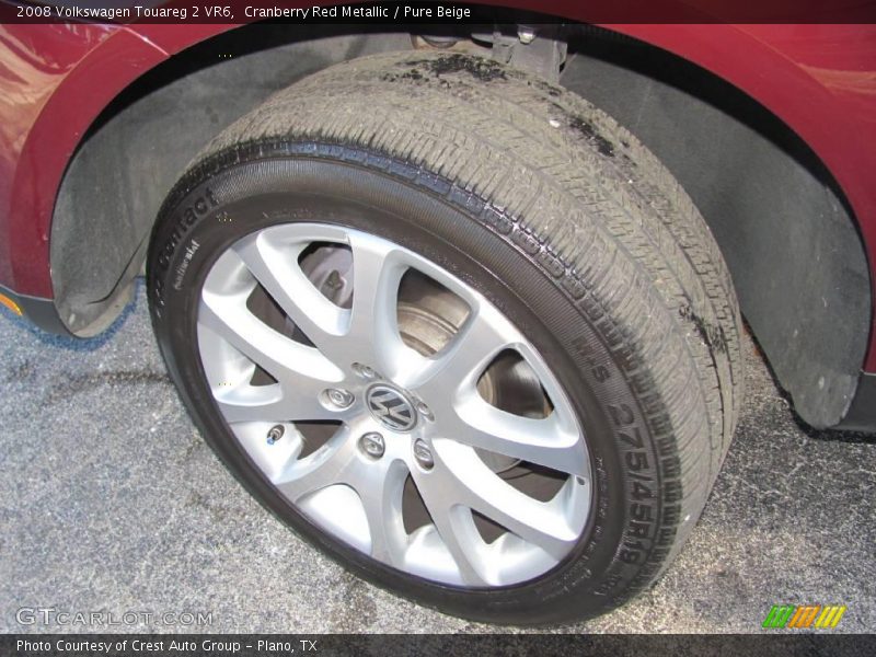 Cranberry Red Metallic / Pure Beige 2008 Volkswagen Touareg 2 VR6