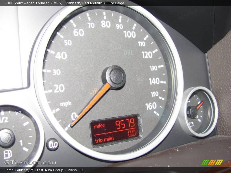 Cranberry Red Metallic / Pure Beige 2008 Volkswagen Touareg 2 VR6