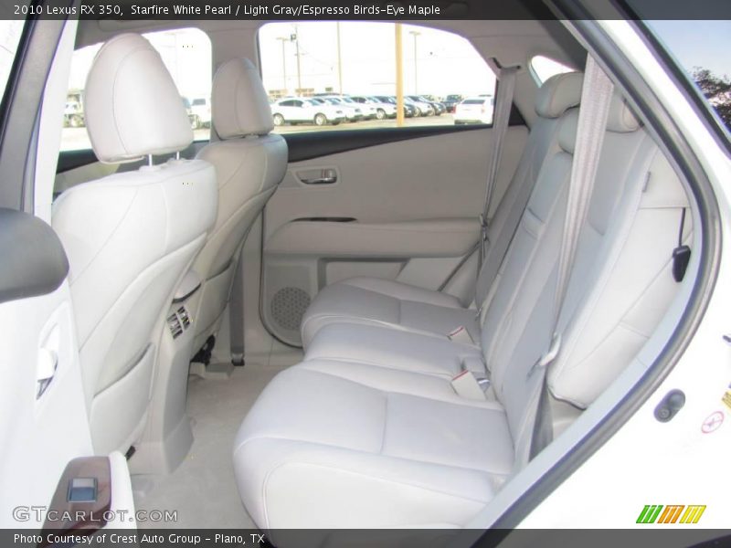 Starfire White Pearl / Light Gray/Espresso Birds-Eye Maple 2010 Lexus RX 350