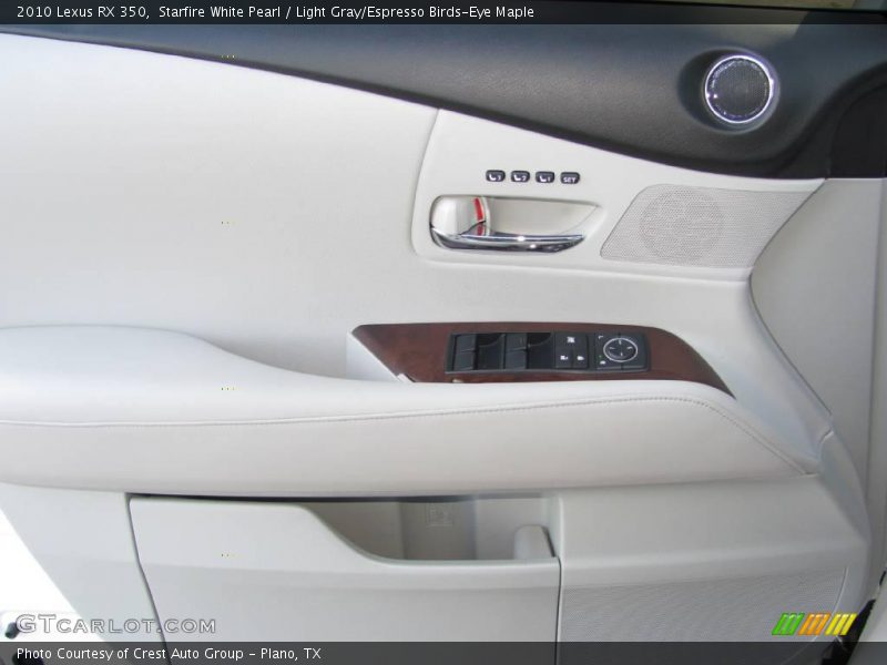 Starfire White Pearl / Light Gray/Espresso Birds-Eye Maple 2010 Lexus RX 350