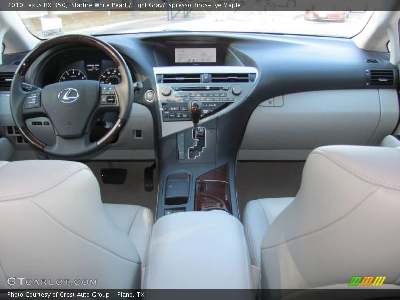 Starfire White Pearl / Light Gray/Espresso Birds-Eye Maple 2010 Lexus RX 350