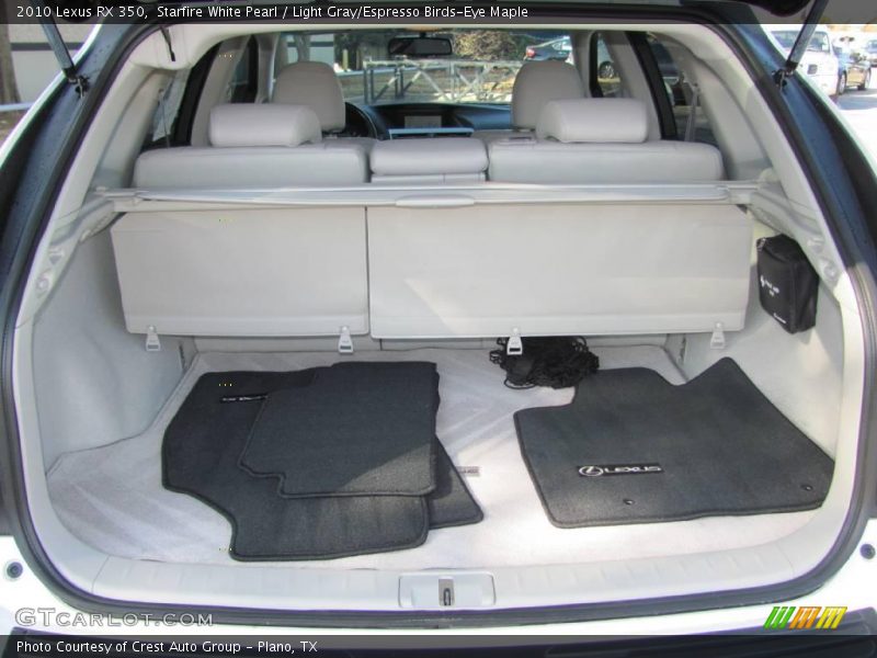 Starfire White Pearl / Light Gray/Espresso Birds-Eye Maple 2010 Lexus RX 350