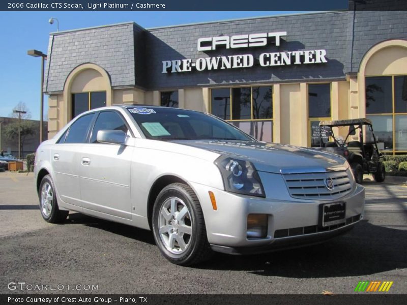 Light Platinum / Cashmere 2006 Cadillac CTS Sedan