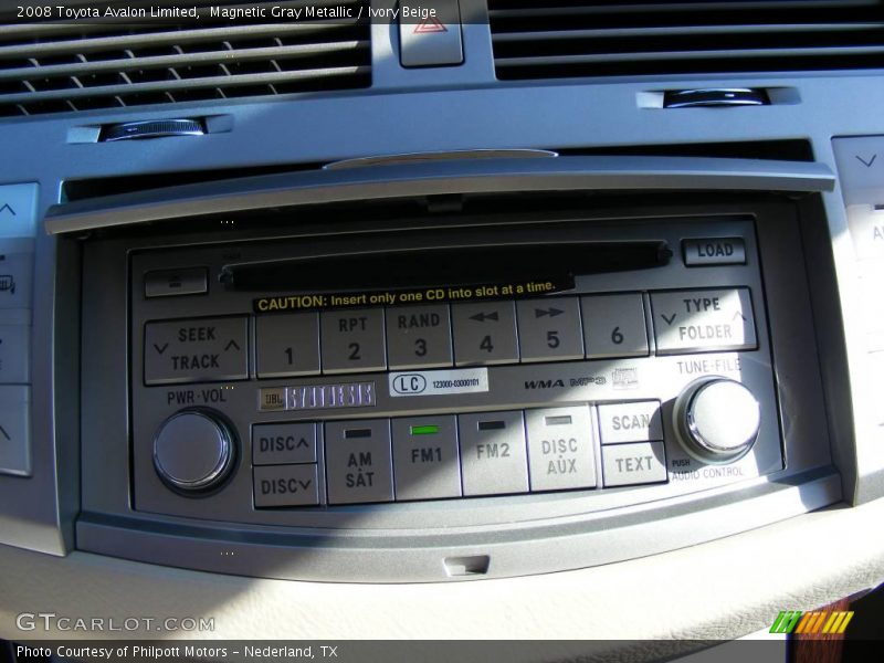 Magnetic Gray Metallic / Ivory Beige 2008 Toyota Avalon Limited