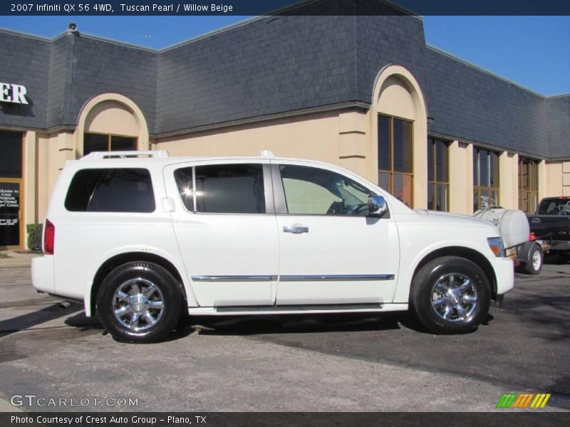 Tuscan Pearl / Willow Beige 2007 Infiniti QX 56 4WD