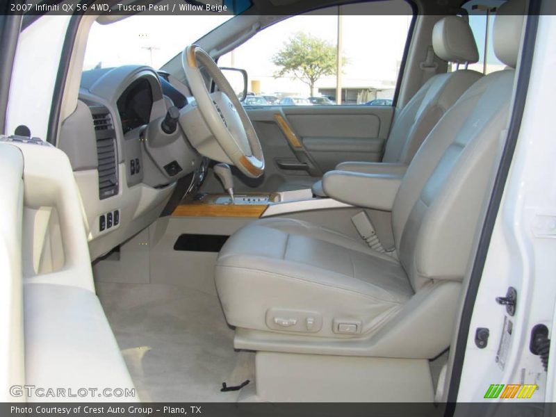 Tuscan Pearl / Willow Beige 2007 Infiniti QX 56 4WD