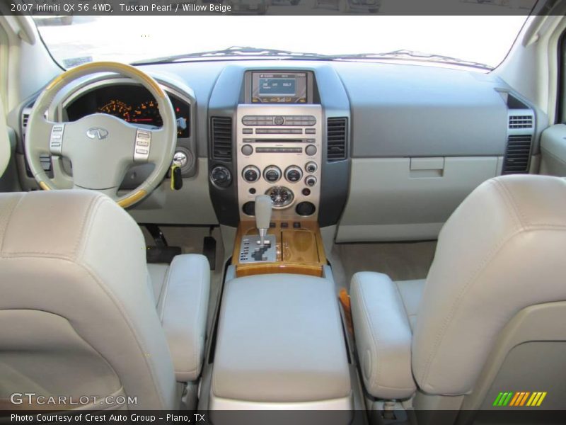 Tuscan Pearl / Willow Beige 2007 Infiniti QX 56 4WD