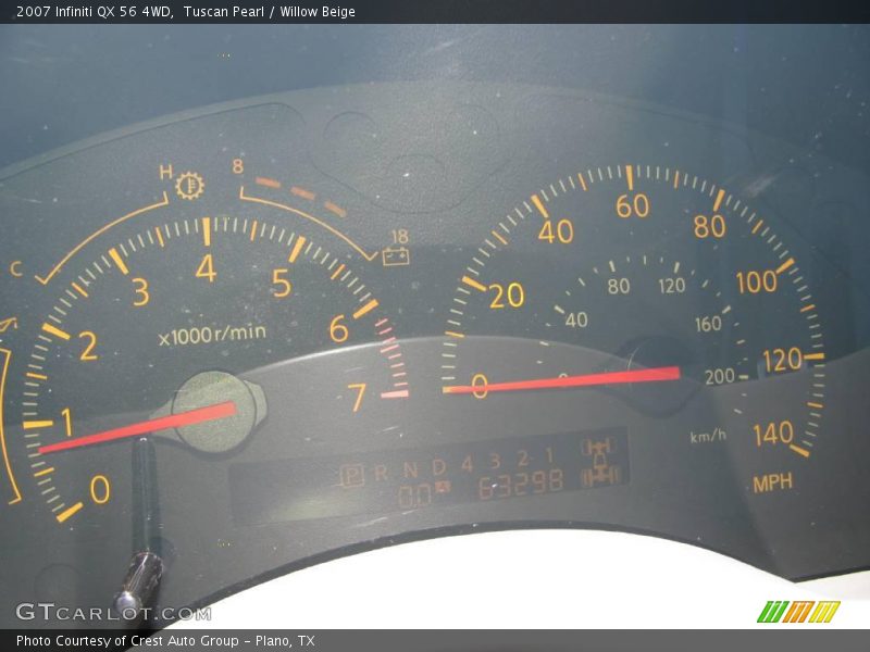 Tuscan Pearl / Willow Beige 2007 Infiniti QX 56 4WD