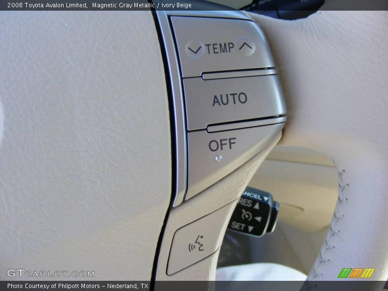 Magnetic Gray Metallic / Ivory Beige 2008 Toyota Avalon Limited