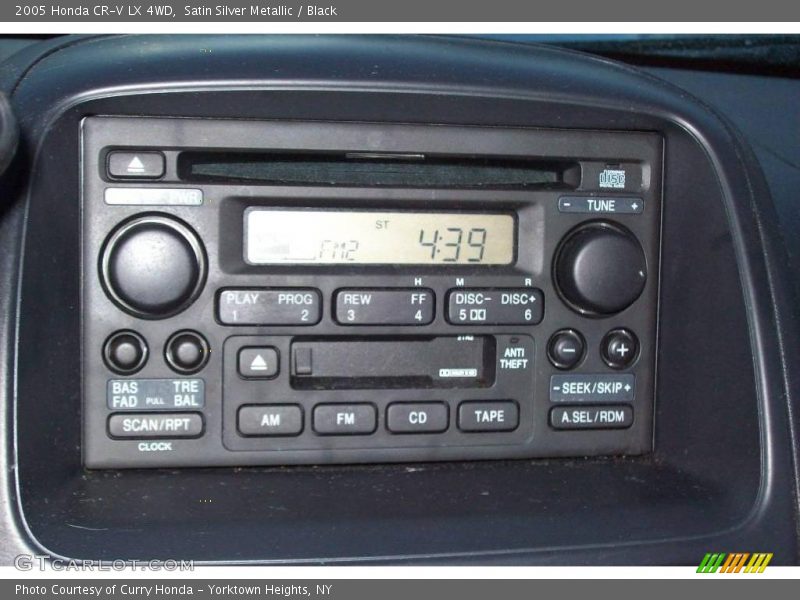 Satin Silver Metallic / Black 2005 Honda CR-V LX 4WD