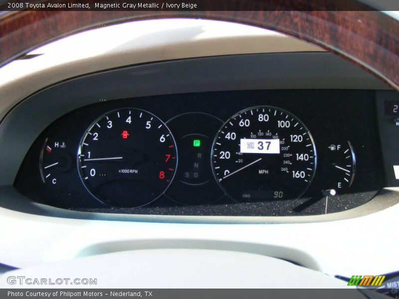 Magnetic Gray Metallic / Ivory Beige 2008 Toyota Avalon Limited