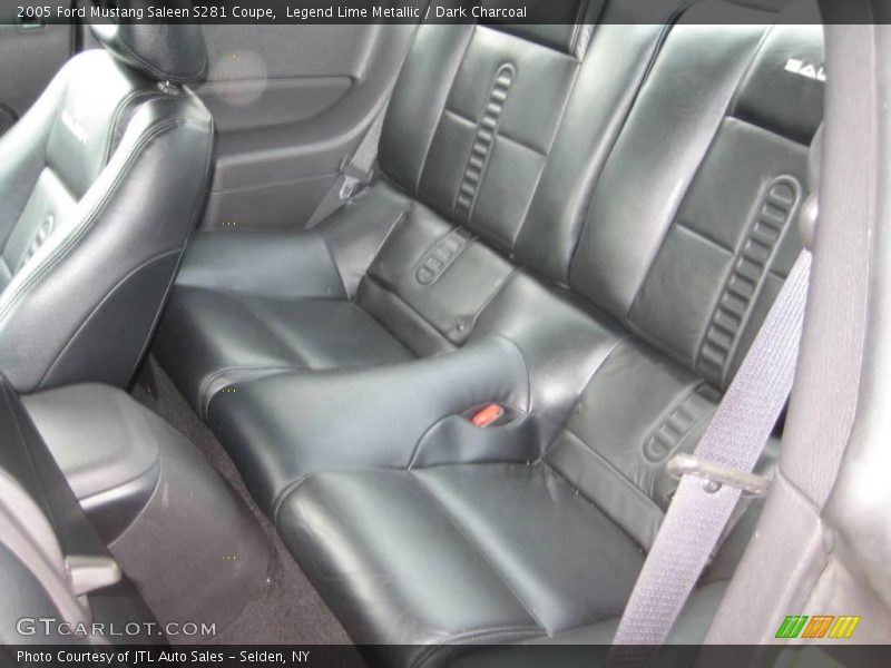 Rear Seat of 2005 Mustang Saleen S281 Coupe