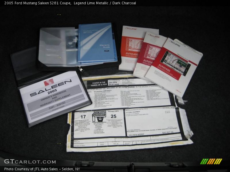 Books/Manuals of 2005 Mustang Saleen S281 Coupe