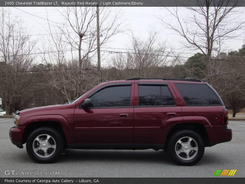 Majestic Red Metallic / Light Cashmere/Ebony 2005 Chevrolet TrailBlazer LT