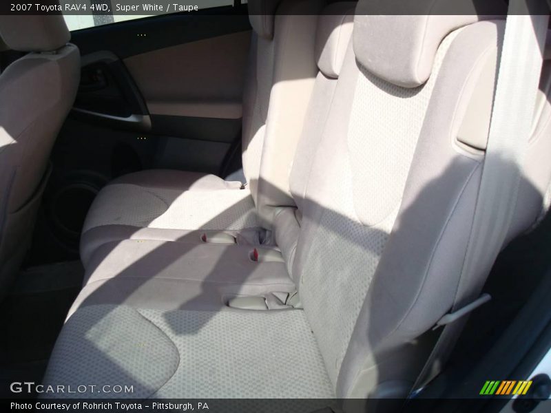 Super White / Taupe 2007 Toyota RAV4 4WD