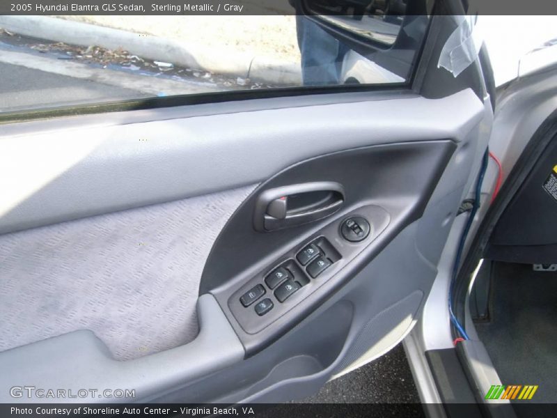 Sterling Metallic / Gray 2005 Hyundai Elantra GLS Sedan