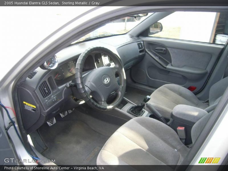 Sterling Metallic / Gray 2005 Hyundai Elantra GLS Sedan