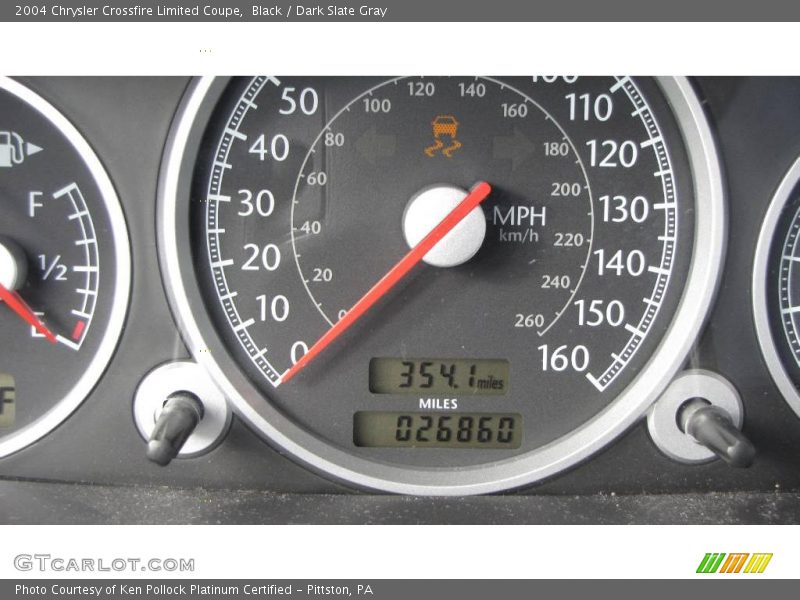 Black / Dark Slate Gray 2004 Chrysler Crossfire Limited Coupe