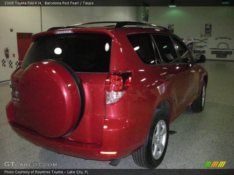Barcelona Red Pearl / Taupe 2008 Toyota RAV4 I4