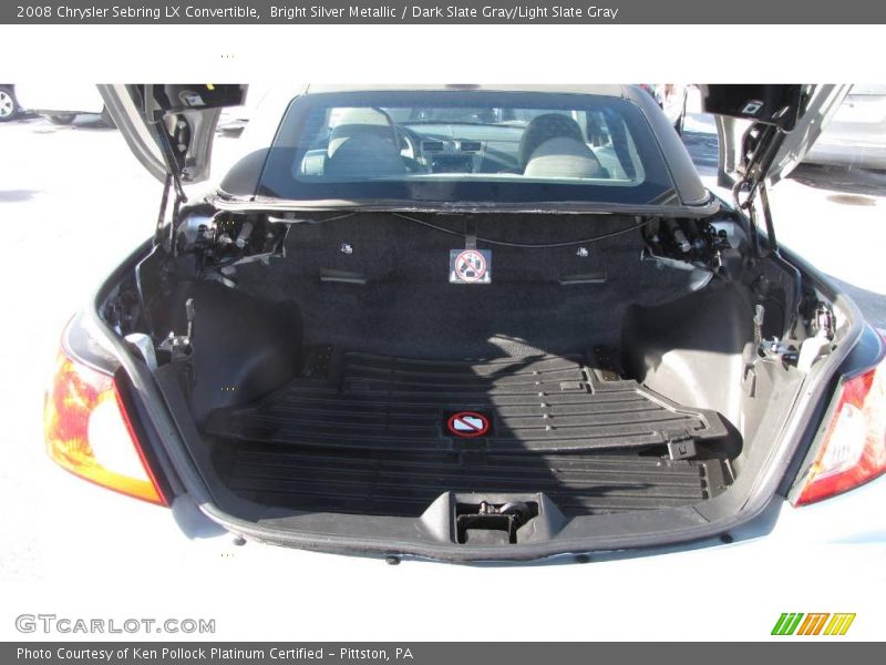 Bright Silver Metallic / Dark Slate Gray/Light Slate Gray 2008 Chrysler Sebring LX Convertible