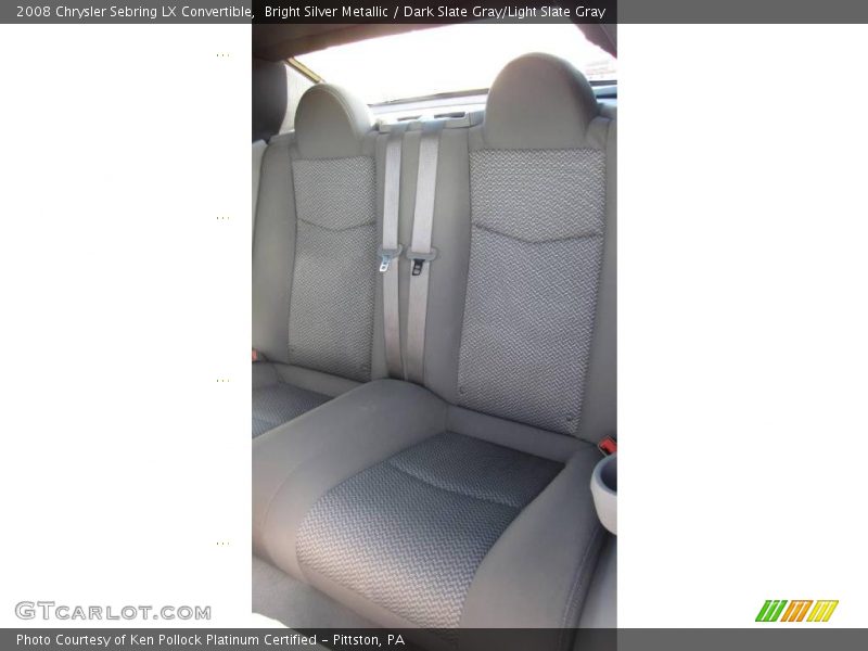 Bright Silver Metallic / Dark Slate Gray/Light Slate Gray 2008 Chrysler Sebring LX Convertible