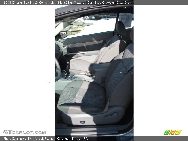 Bright Silver Metallic / Dark Slate Gray/Light Slate Gray 2008 Chrysler Sebring LX Convertible