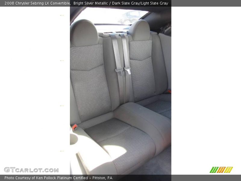 Bright Silver Metallic / Dark Slate Gray/Light Slate Gray 2008 Chrysler Sebring LX Convertible