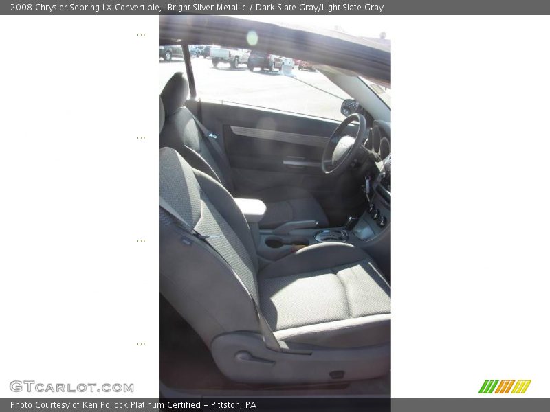 Bright Silver Metallic / Dark Slate Gray/Light Slate Gray 2008 Chrysler Sebring LX Convertible