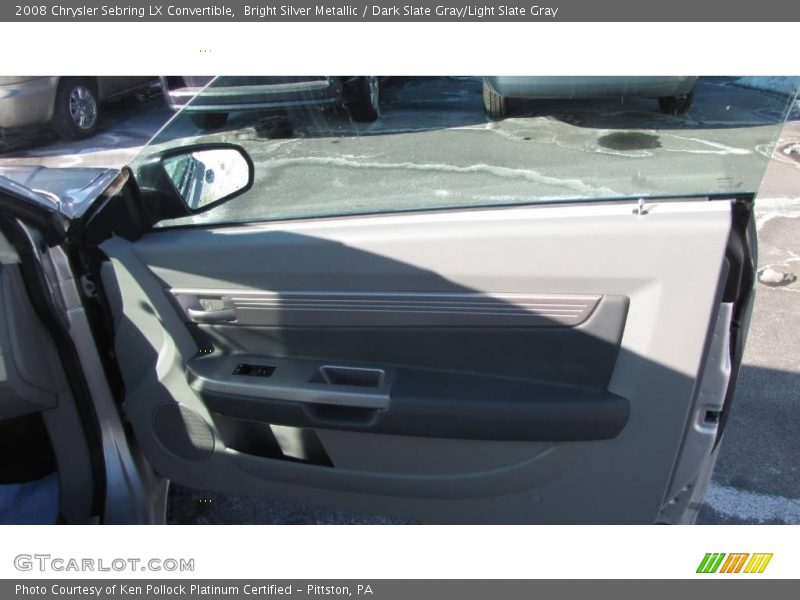 Bright Silver Metallic / Dark Slate Gray/Light Slate Gray 2008 Chrysler Sebring LX Convertible