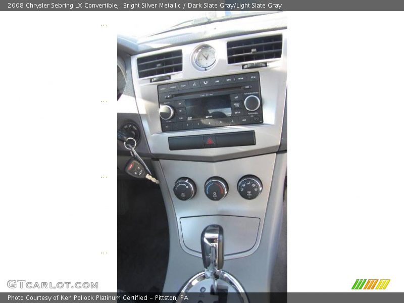 Bright Silver Metallic / Dark Slate Gray/Light Slate Gray 2008 Chrysler Sebring LX Convertible