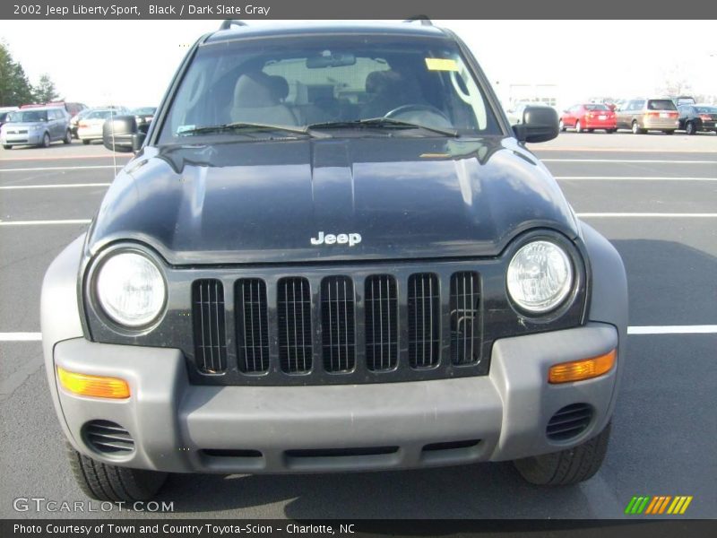Black / Dark Slate Gray 2002 Jeep Liberty Sport