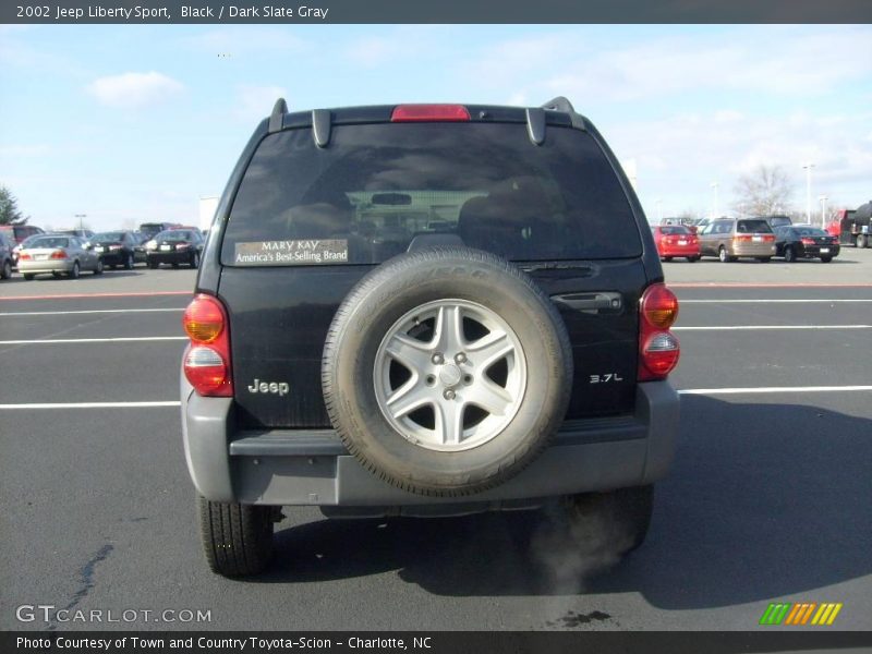 Black / Dark Slate Gray 2002 Jeep Liberty Sport