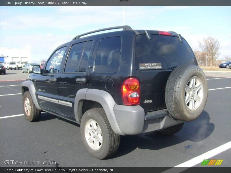 Black / Dark Slate Gray 2002 Jeep Liberty Sport