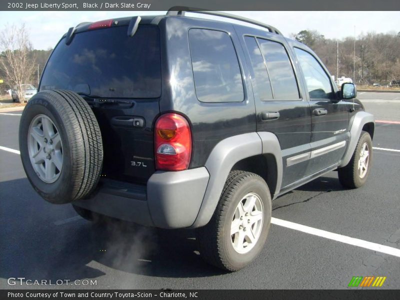Black / Dark Slate Gray 2002 Jeep Liberty Sport
