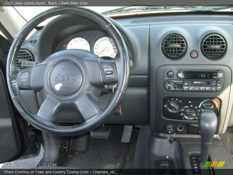 Black / Dark Slate Gray 2002 Jeep Liberty Sport