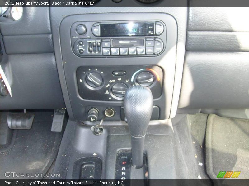 Black / Dark Slate Gray 2002 Jeep Liberty Sport