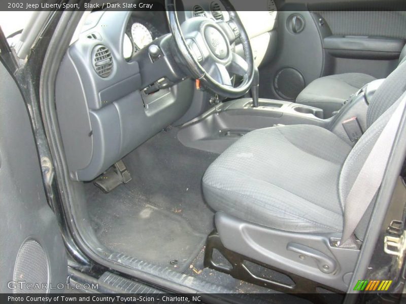 Black / Dark Slate Gray 2002 Jeep Liberty Sport