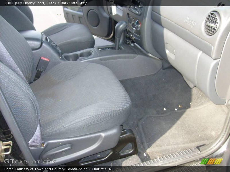 Black / Dark Slate Gray 2002 Jeep Liberty Sport