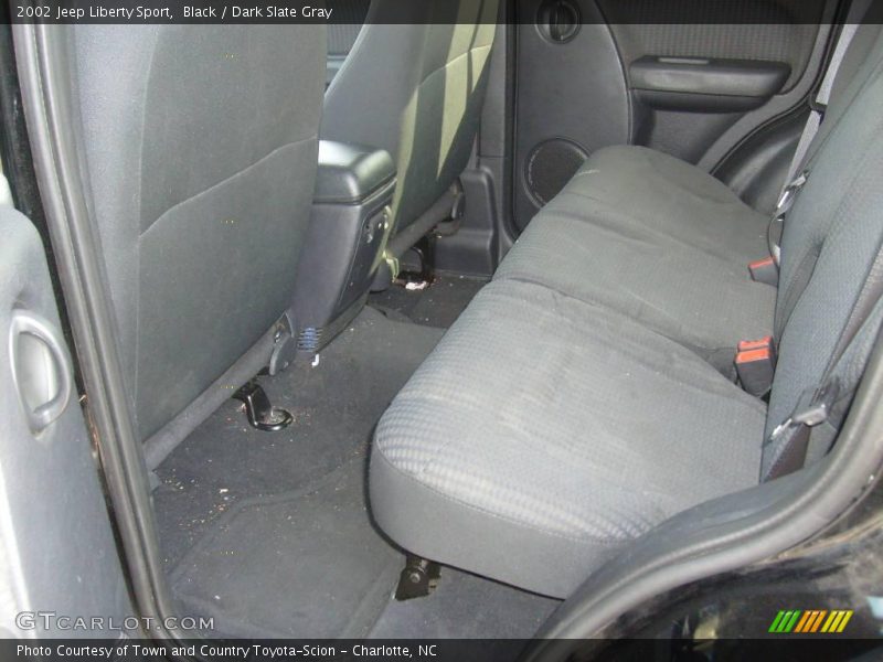 Black / Dark Slate Gray 2002 Jeep Liberty Sport