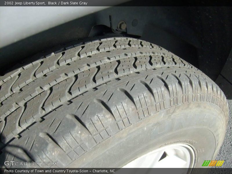 Black / Dark Slate Gray 2002 Jeep Liberty Sport