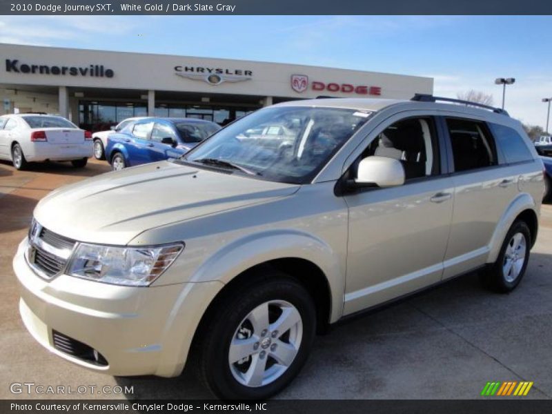 White Gold / Dark Slate Gray 2010 Dodge Journey SXT