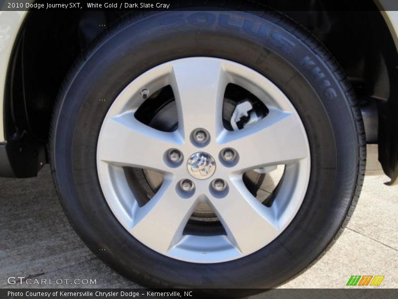 White Gold / Dark Slate Gray 2010 Dodge Journey SXT
