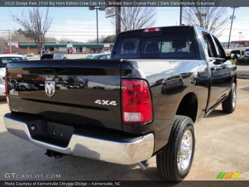 Brilliant Black Crystal Pearl / Dark Slate/Medium Graystone 2010 Dodge Ram 2500 Big Horn Edition Crew Cab 4x4