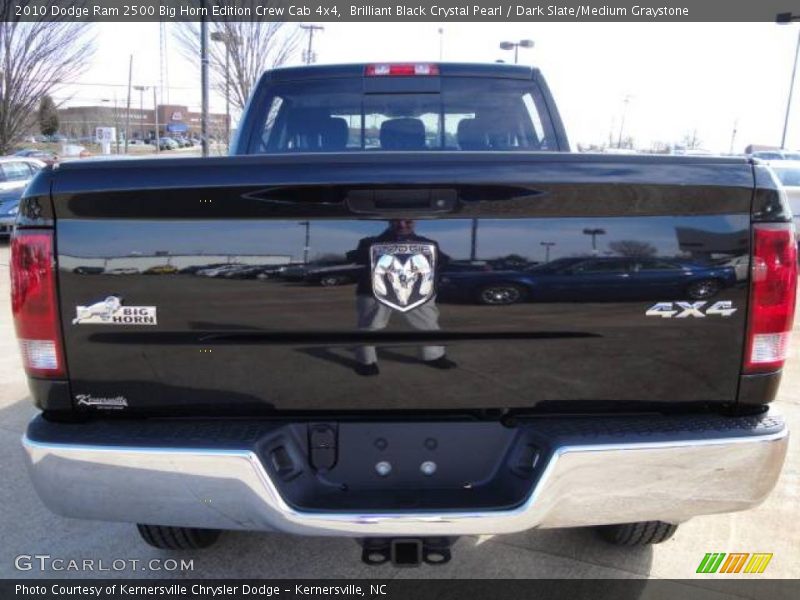Brilliant Black Crystal Pearl / Dark Slate/Medium Graystone 2010 Dodge Ram 2500 Big Horn Edition Crew Cab 4x4