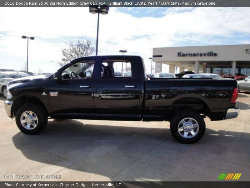 Brilliant Black Crystal Pearl / Dark Slate/Medium Graystone 2010 Dodge Ram 2500 Big Horn Edition Crew Cab 4x4